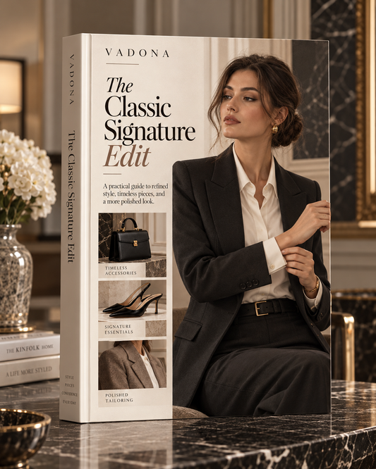 The Classic Signature Edit – A Practical Guide to Refined Style, Timeless Pieces & a More Polished Wardrobe